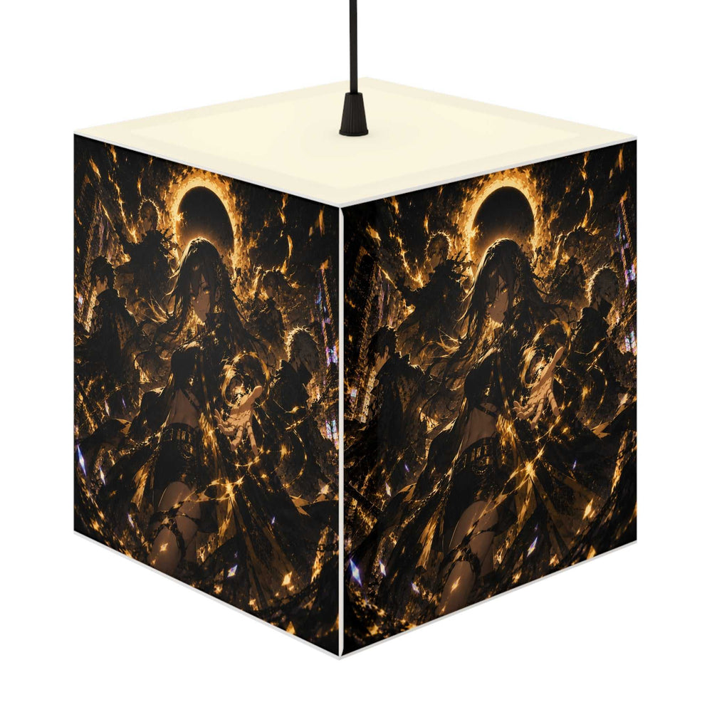 Anime Solar Eclipse Cube LED Lamp