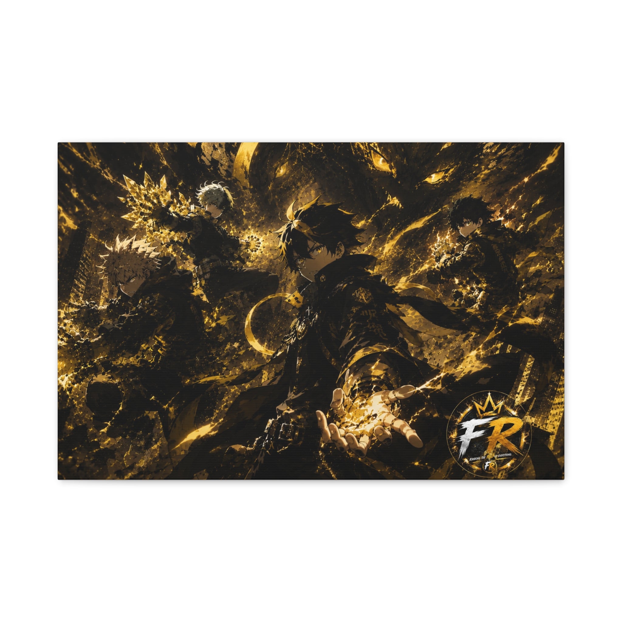 FR Ranking - Dark Fantasy Anime Canvas Print