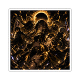Mystic Eclipse Anime Square Sticker — Dark Fantasy Glow Laptop Decal