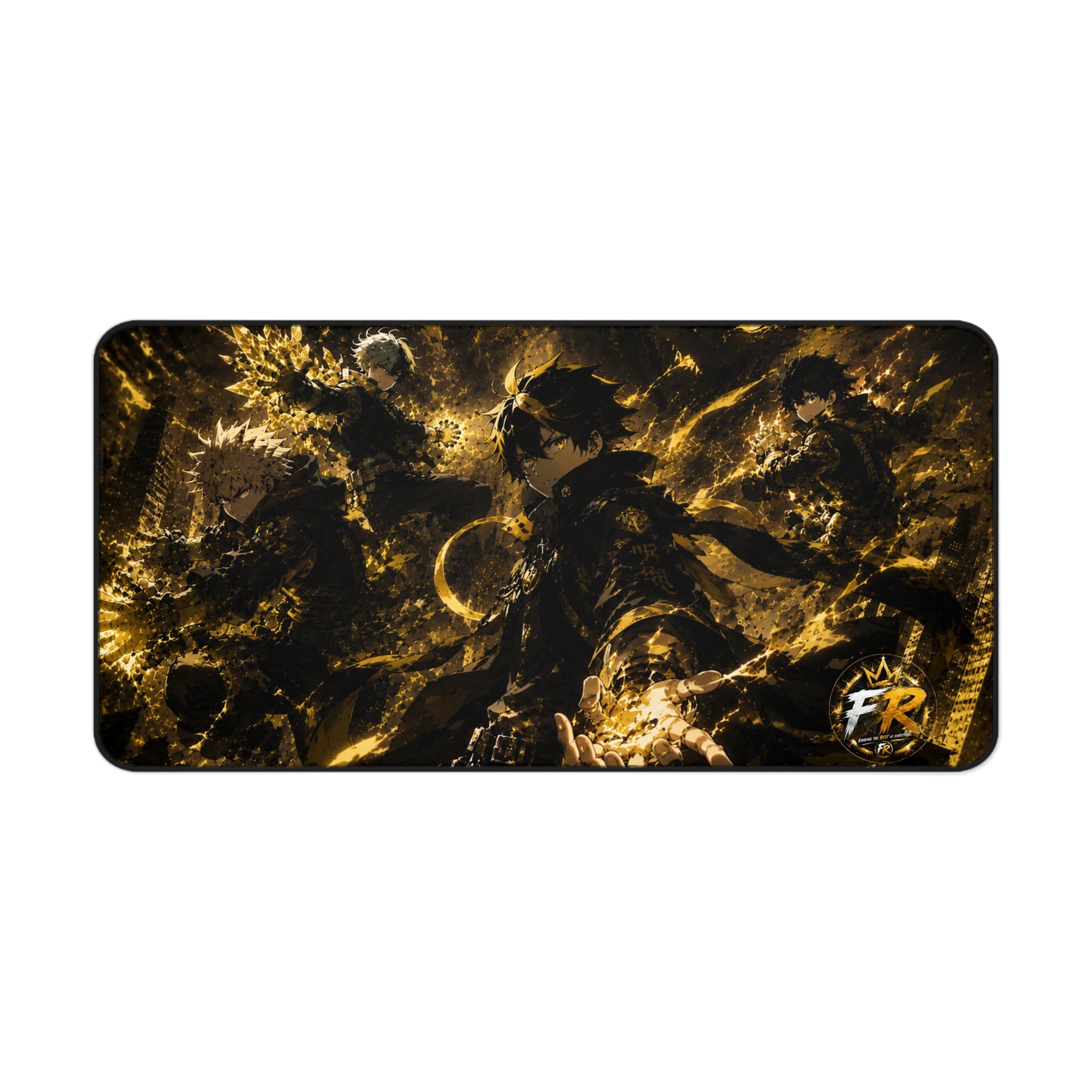 FR Ranking - Golden Shadow Anime Desk Mat — RPG Gamer Mouse Pad