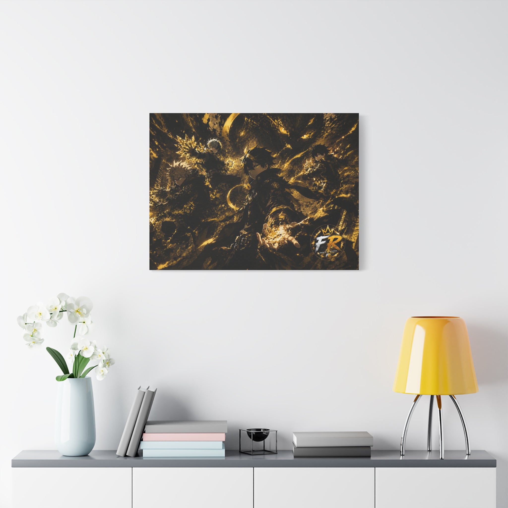 FR Ranking - Dark Fantasy Anime Canvas Print