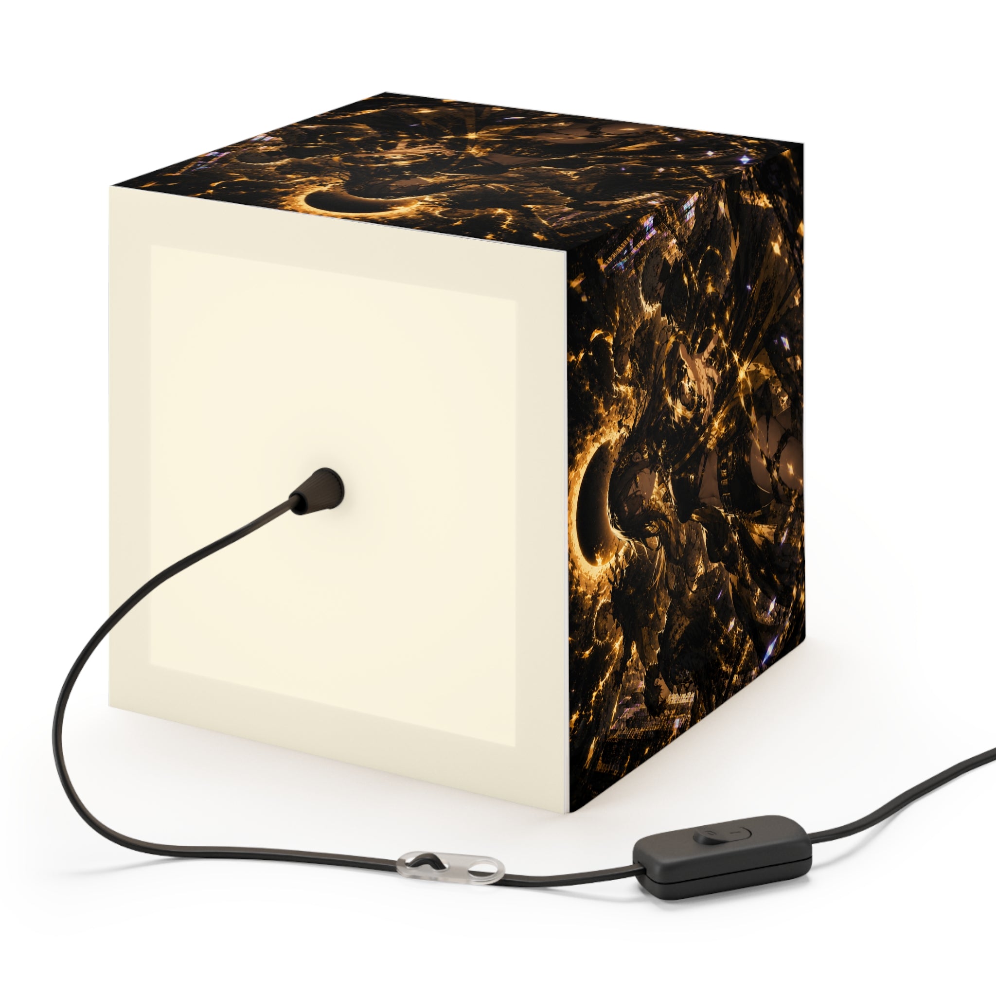 Anime Solar Eclipse Cube LED Lamp