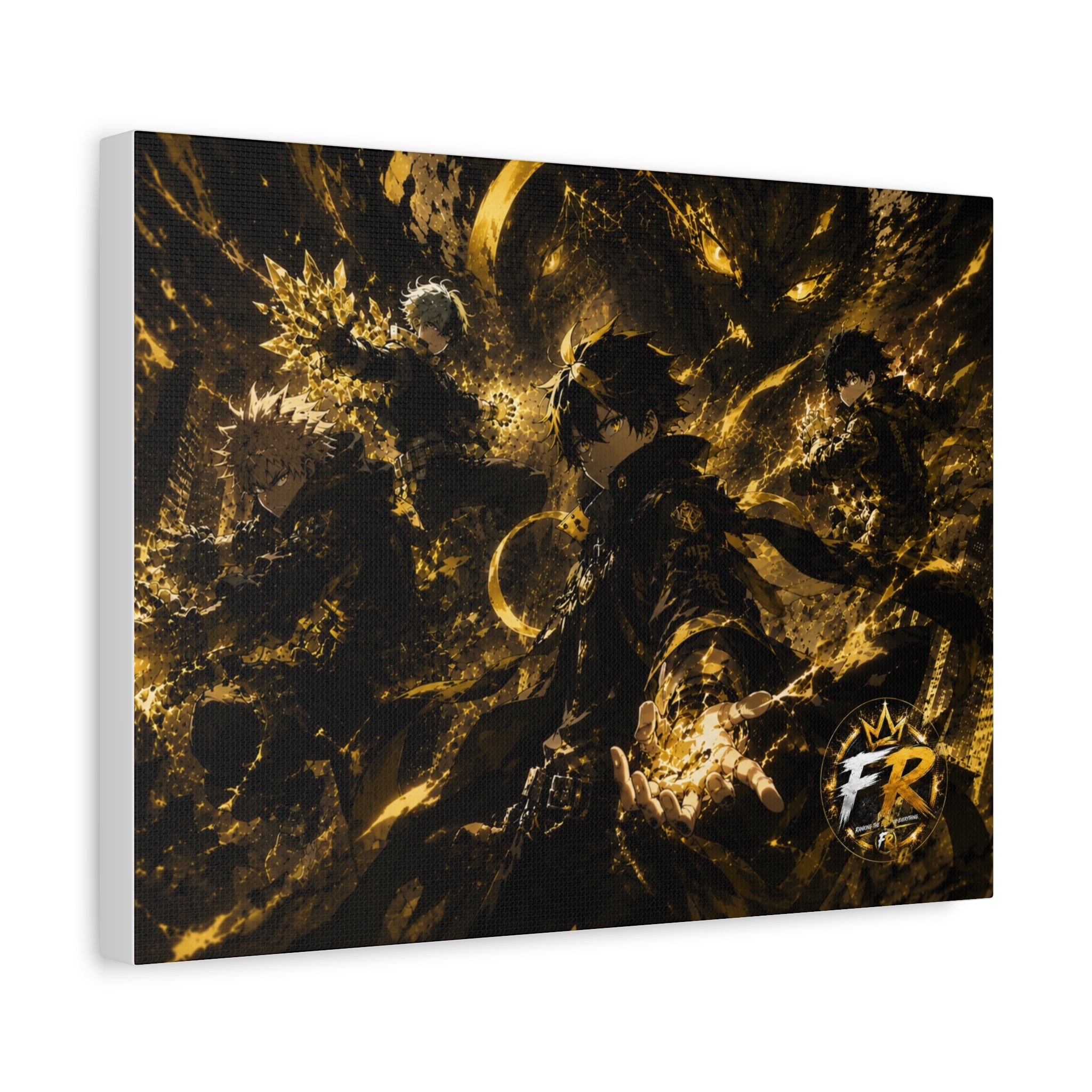 FR Ranking - Dark Fantasy Anime Canvas Print