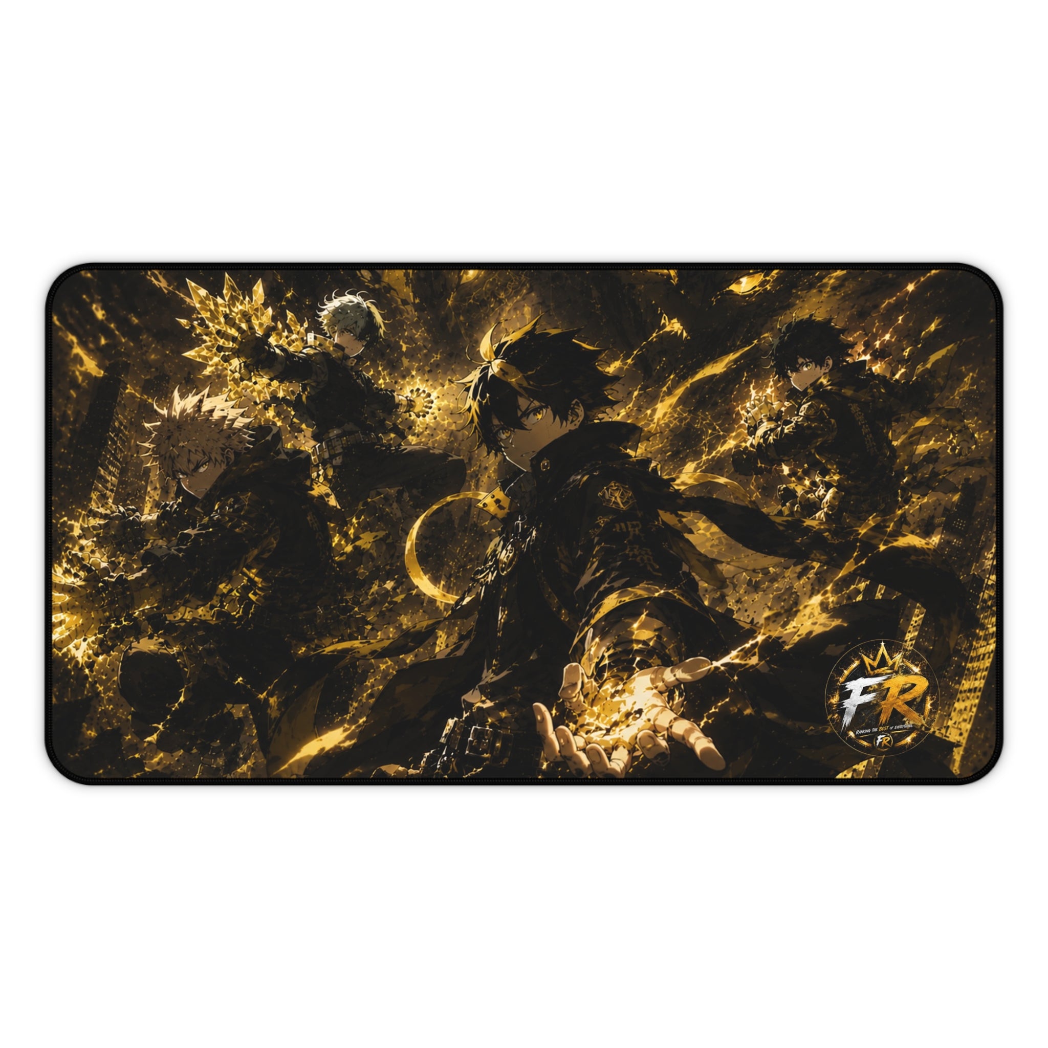 FR Ranking - Golden Shadow Anime Desk Mat — RPG Gamer Mouse Pad