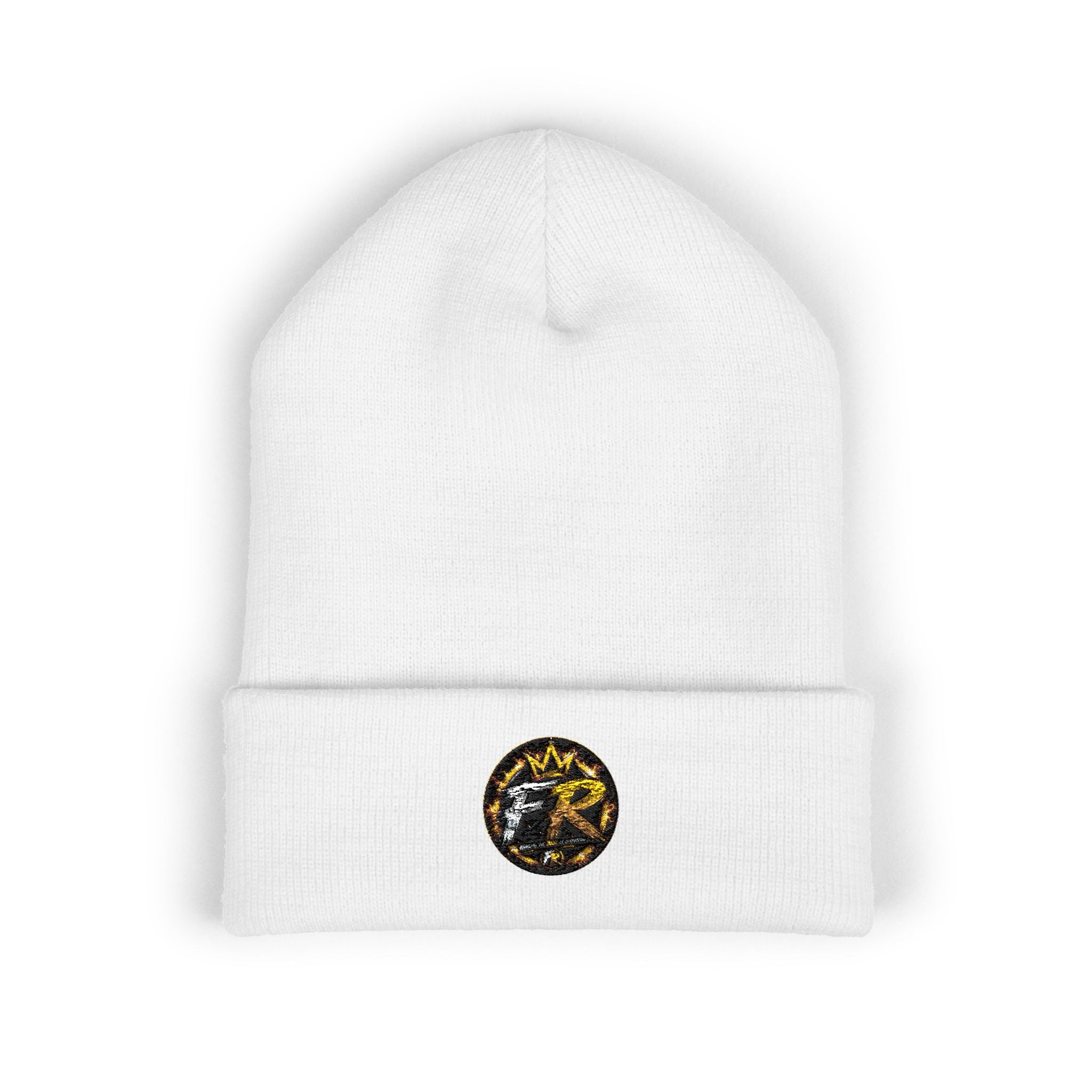 FR Ranking — Embroidered Golden Tiger Patch Beanie