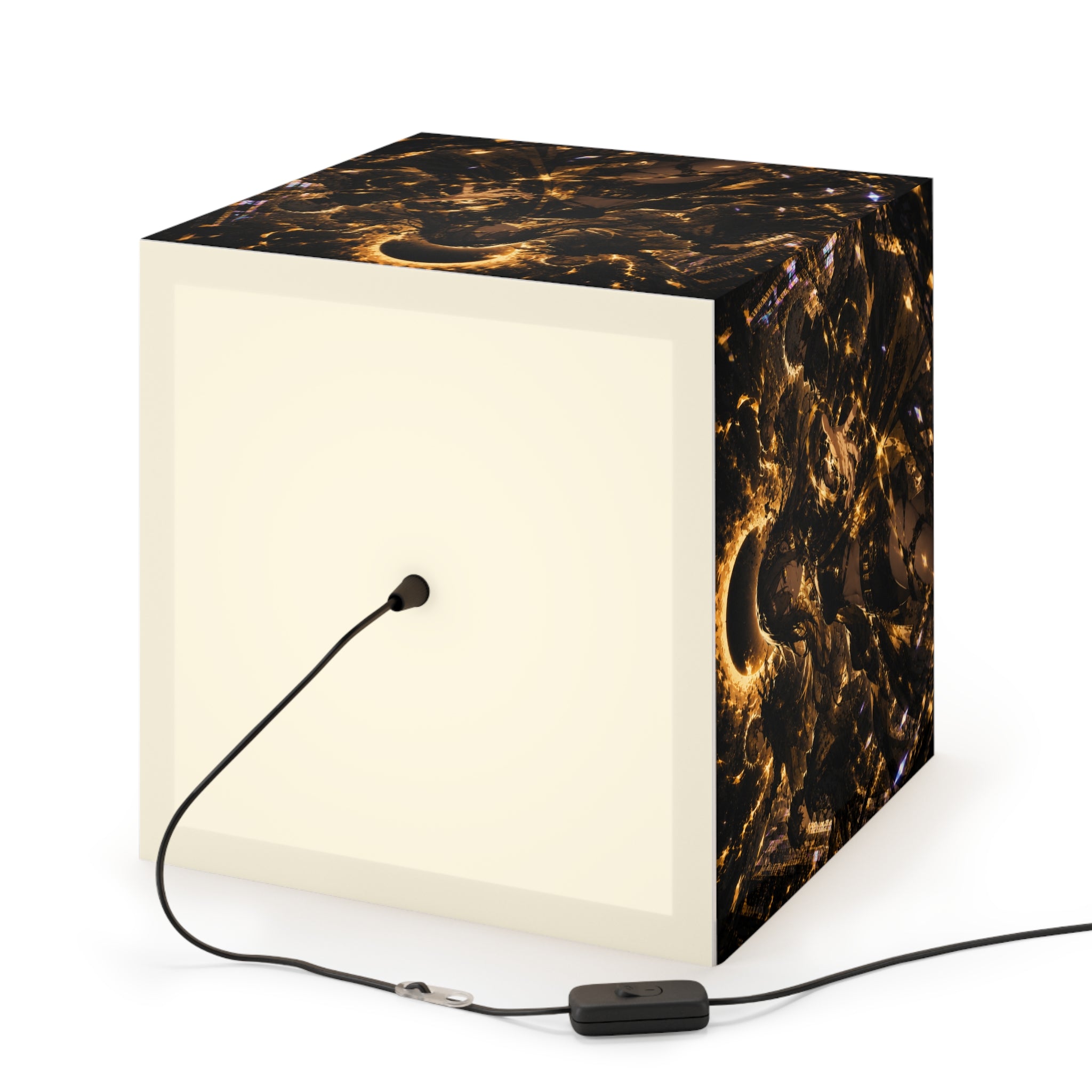 Anime Solar Eclipse Cube LED Lamp