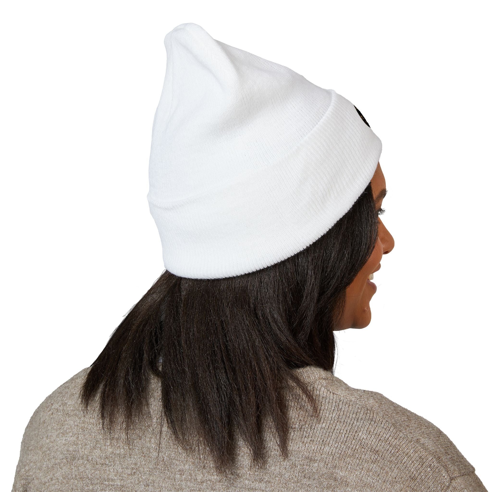 FR Ranking — Embroidered Golden Tiger Patch Beanie