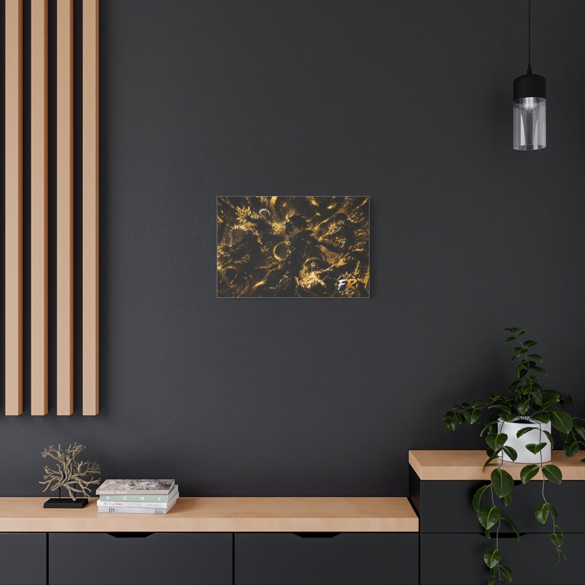 FR Ranking - Dark Fantasy Anime Canvas Print