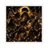 Mystic Eclipse Anime Square Sticker — Dark Fantasy Glow Laptop Decal