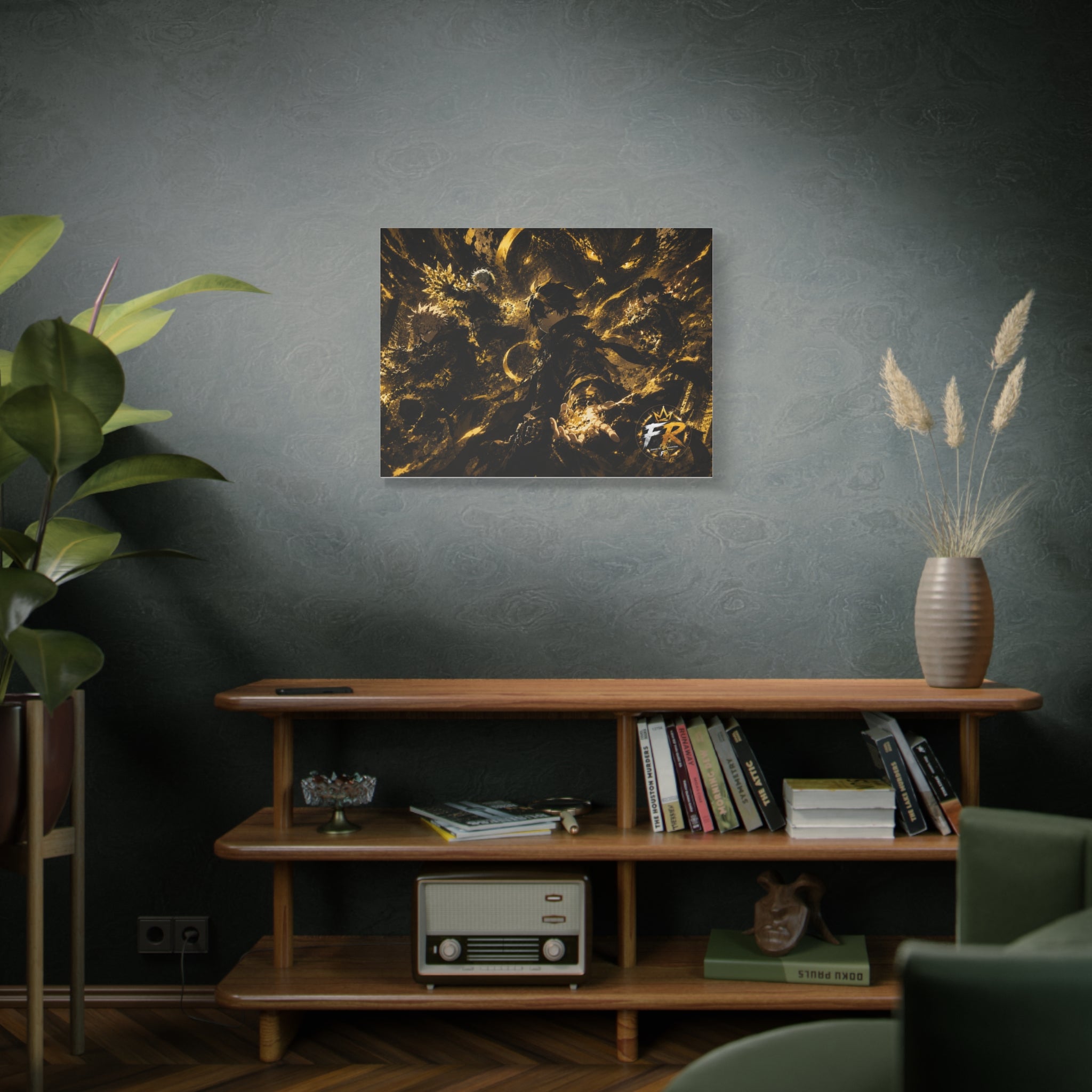 FR Ranking - Dark Fantasy Anime Canvas Print
