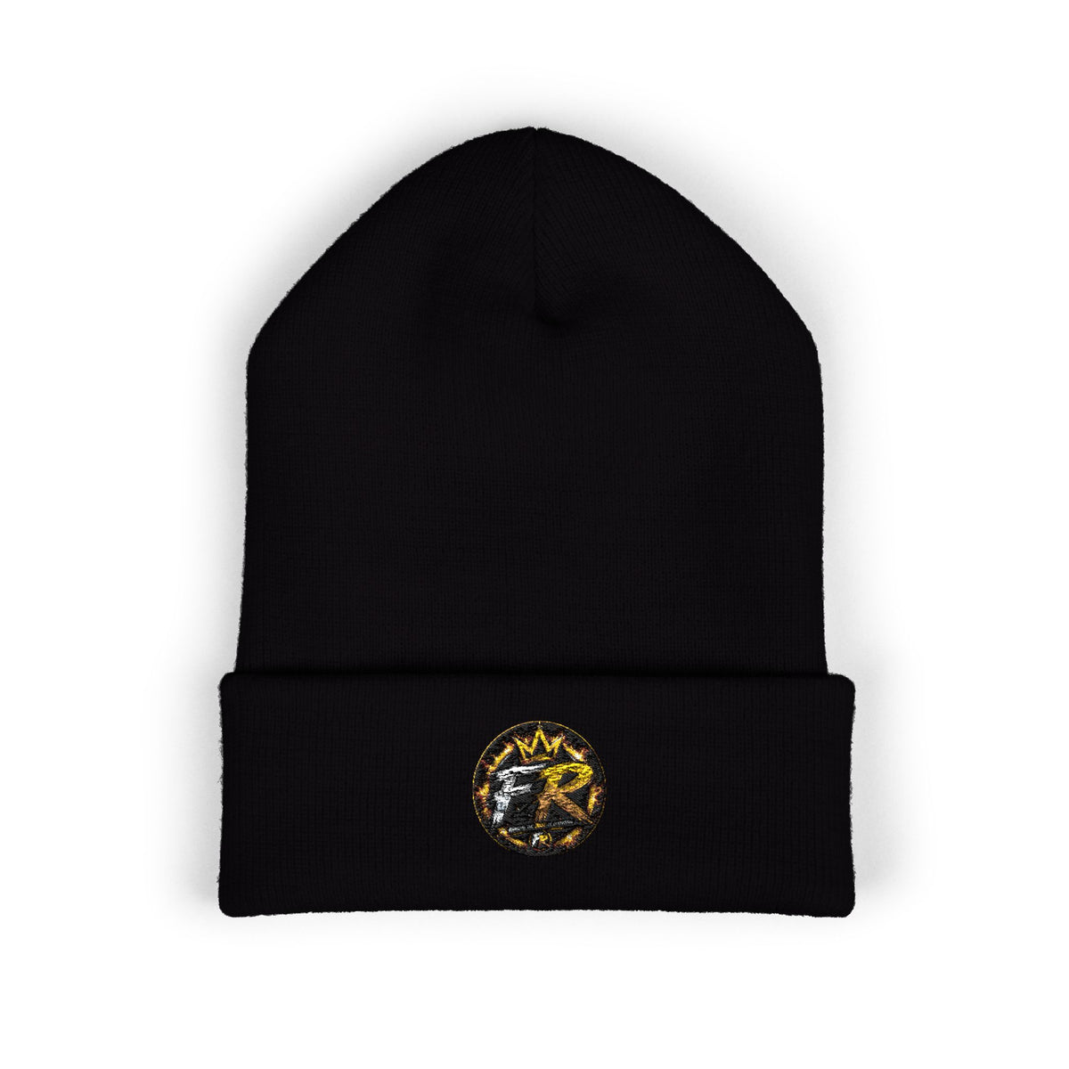 FR Ranking — Embroidered Golden Tiger Patch Beanie